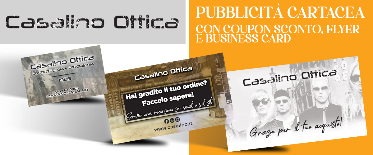  Pubblicità Cartacea con Coupon Sconto, Flyer e Business Card